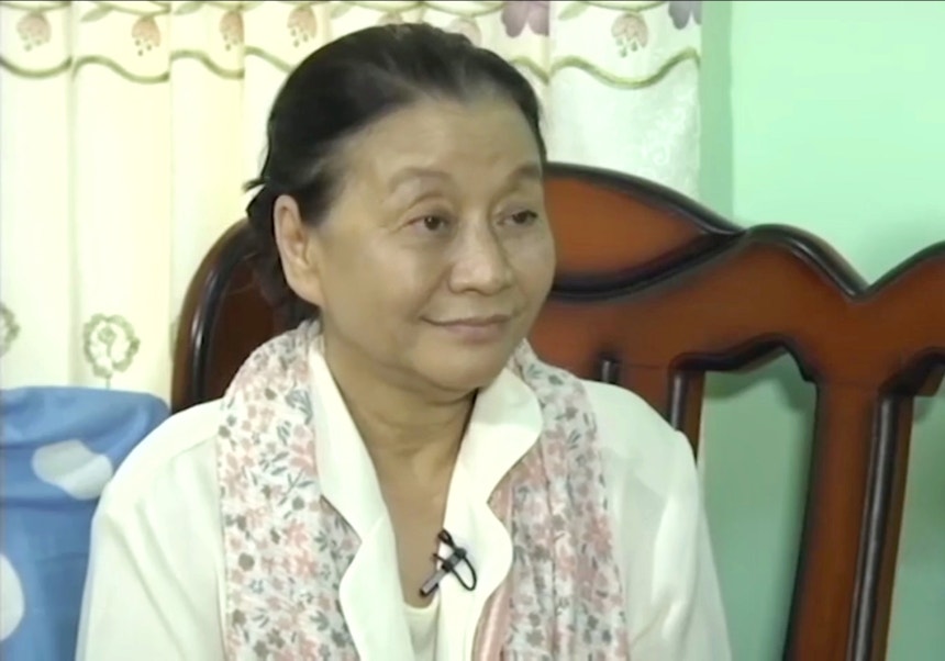 Nan Khin Htwe Myint, de 67 anos, foi condenada a 75 anos de prisão
