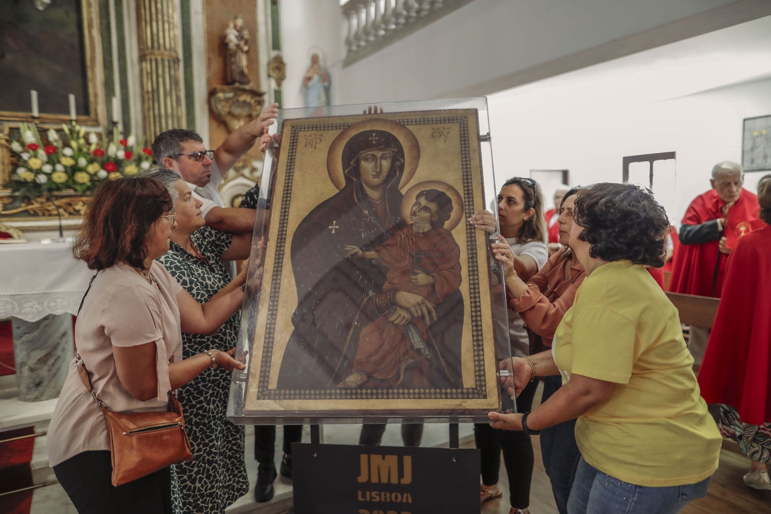 O &iacute;cone da JMJ Salus Populi Romani Foto - Duarte Nunes JMJ 2023