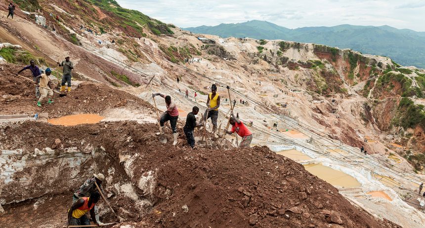 Imagem ilustrativa: Sobe para 400 o número de mortos em desabamento de mina no leste da RDCongo