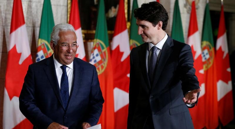 Resultado de imagem para PM canadiano diz que acordo comercial vai potenciar relaÃ§Ãµes com Portugal