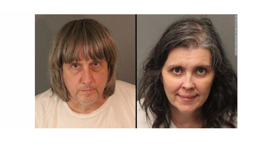 A polícia deteve David Turbin, de 57 anos, e a mulher, Louise, de 49
