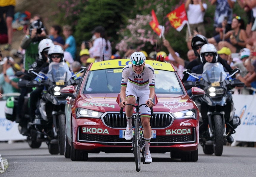 Imagem de Pogacar ataca no Tourmalet para bisar e regressar à amarela na sexta etapa
