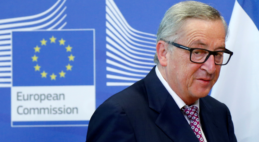 Jean-Claude Juncker, presidente da Comissão Europeia: o bloco europeu quer começar o mais depressa possível as negociações para a saída da Grã-Bretanha Foto: Reuters