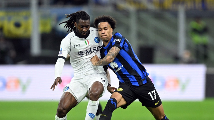 O Inter deixou-se empatar frente ao Nápoles
