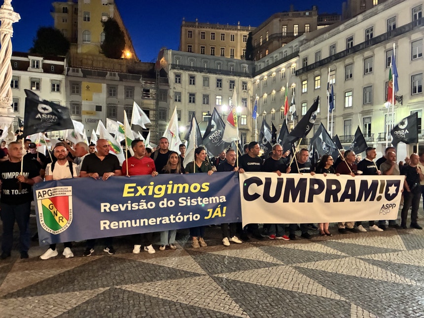 Imagem de PSP e GNR protestam por melhores condições nas carreiras