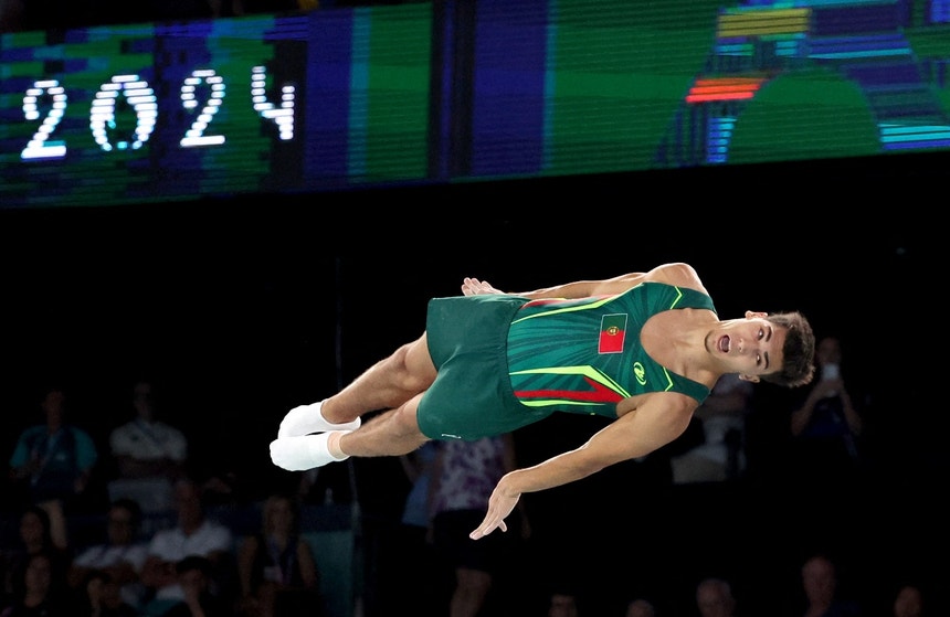 Imagem de Cinco ginastas portugueses apurados para as meias-finais de trampolim individual