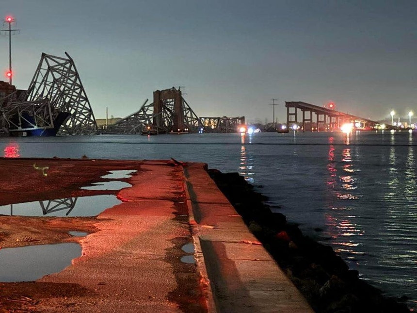 Un pont de Baltimore s’effondre après qu’un navire a heurté un pilier
