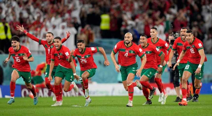 A seleção marroquina ainda não perdeu neste campeonato do mundo
