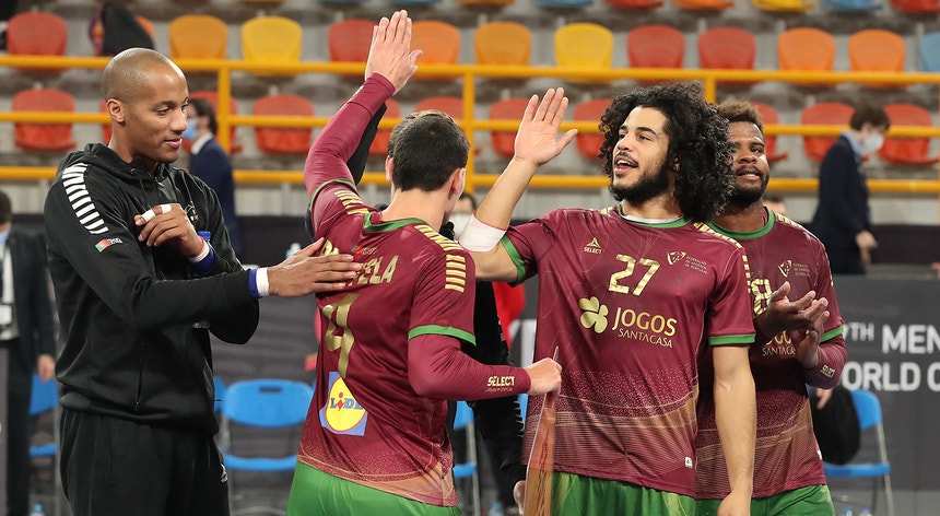 A seleção portuguesa de andebol quer somar mais uma vitória no mundial do Egito

