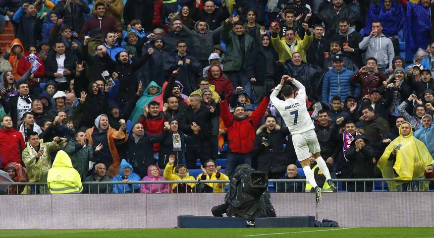 Ronaldo voltou a festejar para a Liga Espanhola
