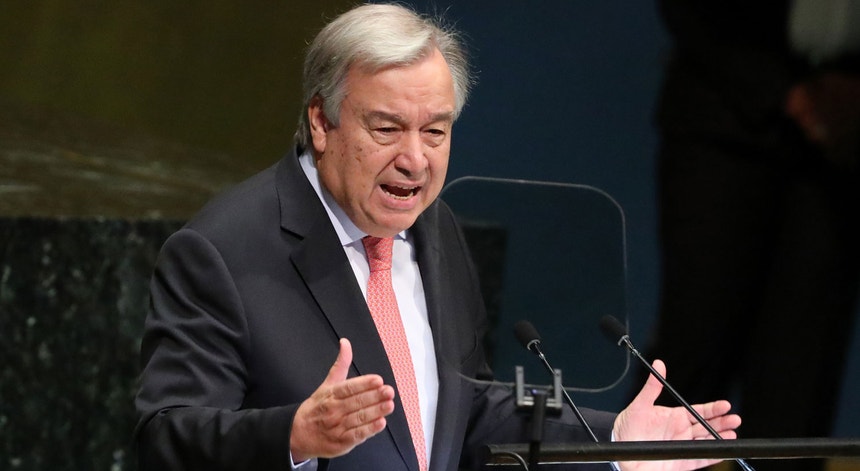 "Precisamos ser mais ambiciosos e mais urgentes" no combate às alterações climáticas, apelou António Guterres 

