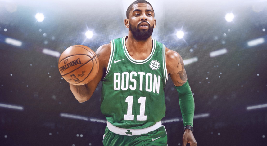 Kyrie Irving foi determinante na vitória dos Celtics
