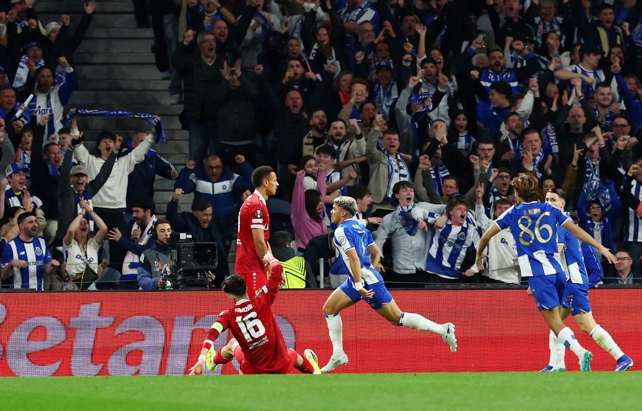 FCポルトはシュトゥットガルトを破り、ヨーロッパリーグ準々決勝でノッティンガム・フォレストと対戦する