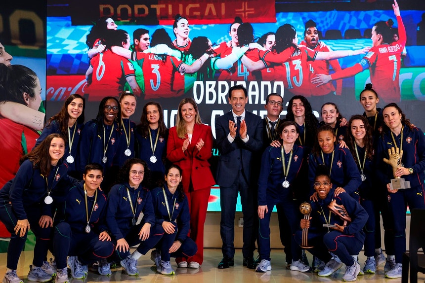 Imagem de Proença destaca orgulho na seleção feminina de futsal após prestação no Mundial