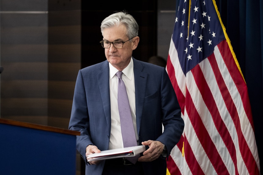 Jerome Powell, presidente da Reserva Federal dos EUA 
