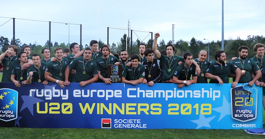 Equipa portuguesa Campeã da Europa de Rugby
