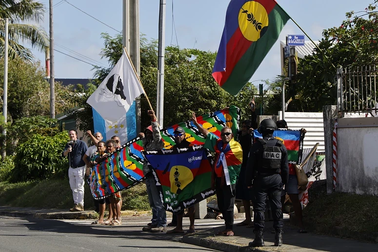 A agitação voltou à Nova Caledónia
