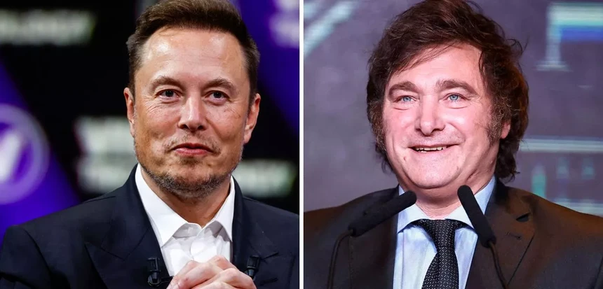 Elon Musk e Javier Milei falaram ao telefone sobre o futuro da Argentina
