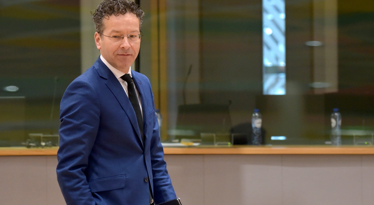 O presidente do Eurogrupo, Jeroen Dijsselbloem, enfrenta duras cr&iacute;ticas. Foto - Eric Vidal - Reuters