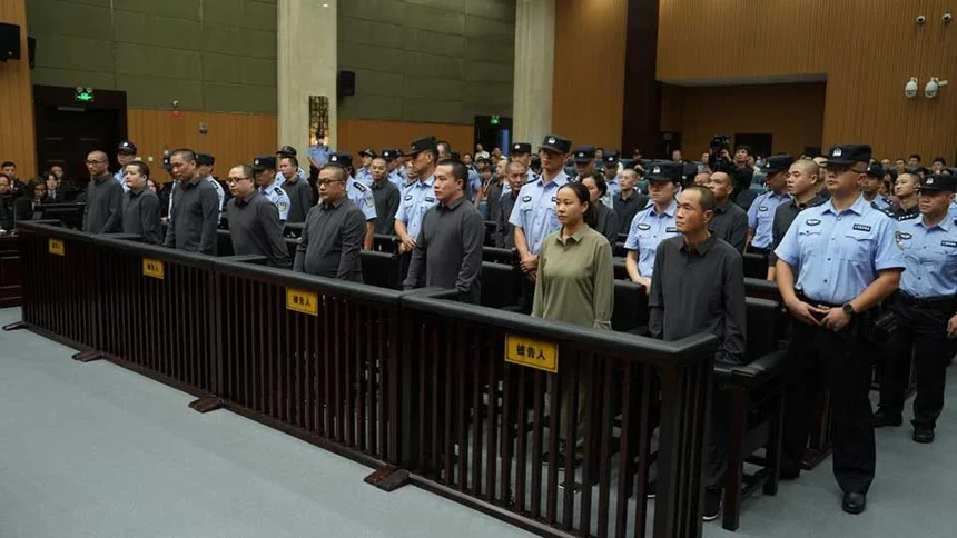 Imagem ilustrativa: China executa 11 membros de grupos fraudulentos que operavam a partir de Myanma