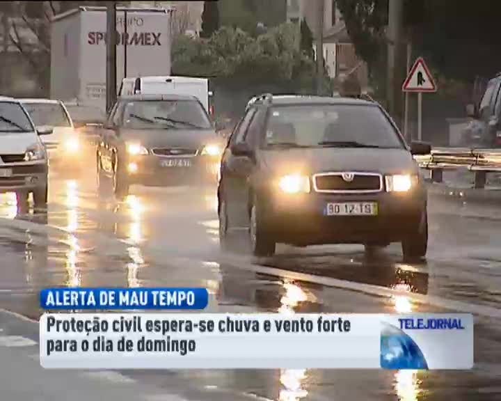Alerta de mau tempo para quase todo o país