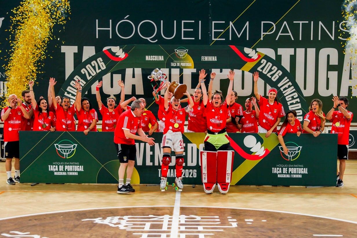 Benfica conquista pela 12.ª vez seguida a Taça de Portugal feminina de hóquei em patins