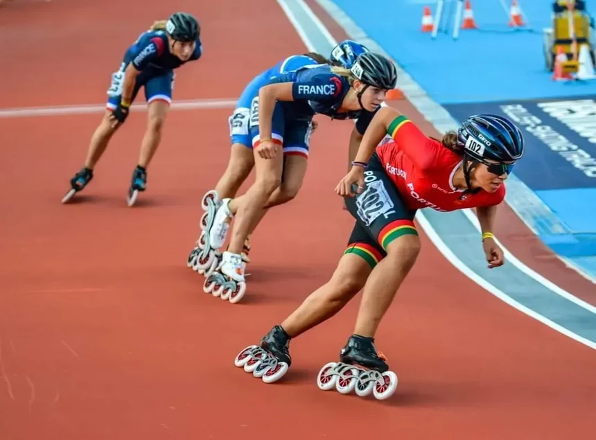 Imagem de Taranto2026. Após o gelo, Jéssica Rodrigues quer deixar marca na patinagem de maratona
