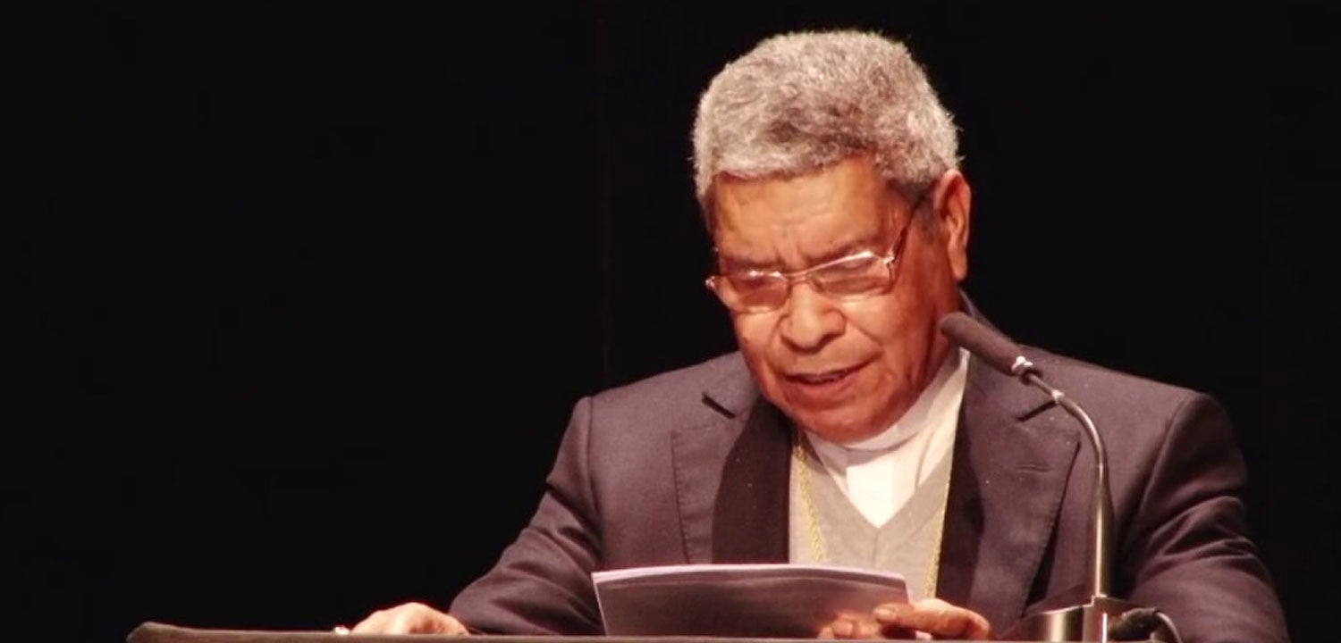 D. Ximenes Belo, bispo de D&iacute;li Foto Wikicommons