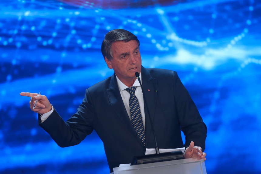 Bolsonaro não se poupou nos ataques a Lula da Silva no primeiro debate presidencial
