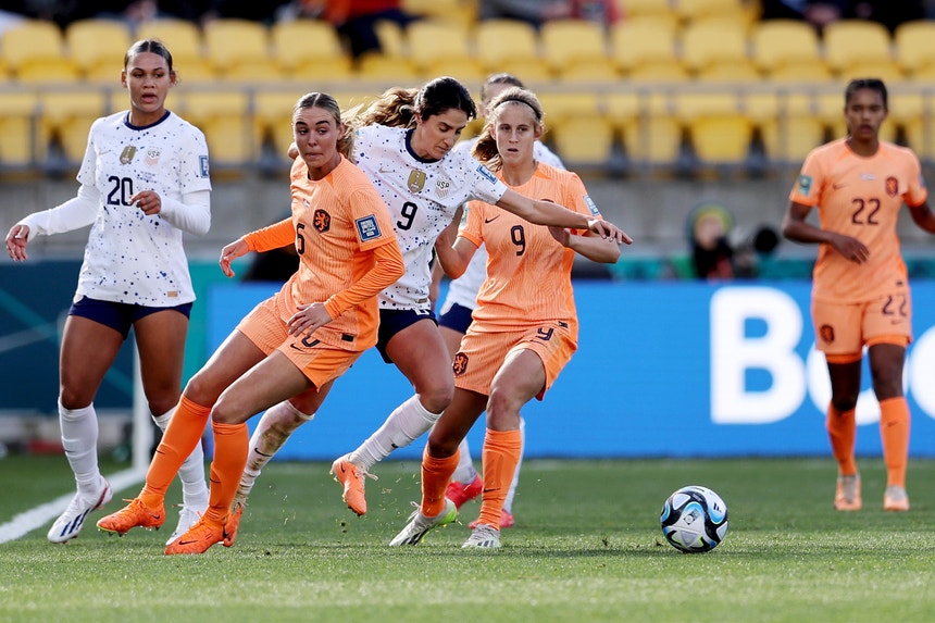 Mundial feminino. EUA e Países Baixos empataram a uma bola