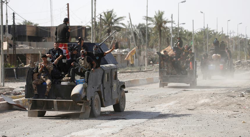 Tomada de Falluja pelas forças iraquianas. Foto: Thaier Al-Sudani - Reuters