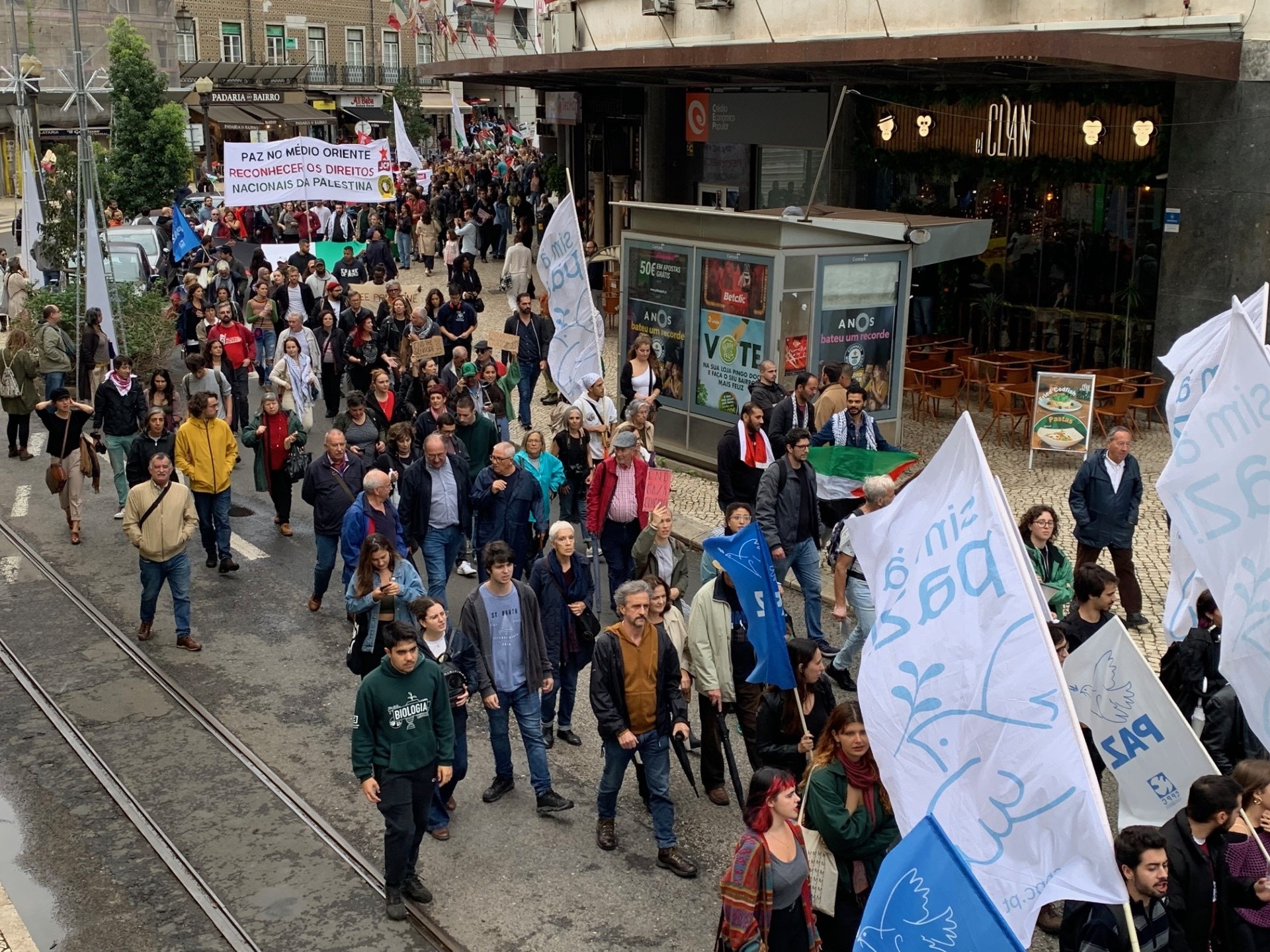  Manifesta&ccedil;&atilde;o em Lisboa. Foto: Ant&oacute;nio Antunes - RTP 