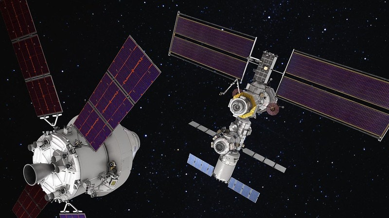  Esta&ccedil;&atilde;o Espacial Lunar de apoio aos astronautas - Miss&atilde;o Artemis / Cr&eacute;ditos: NASA/DR 