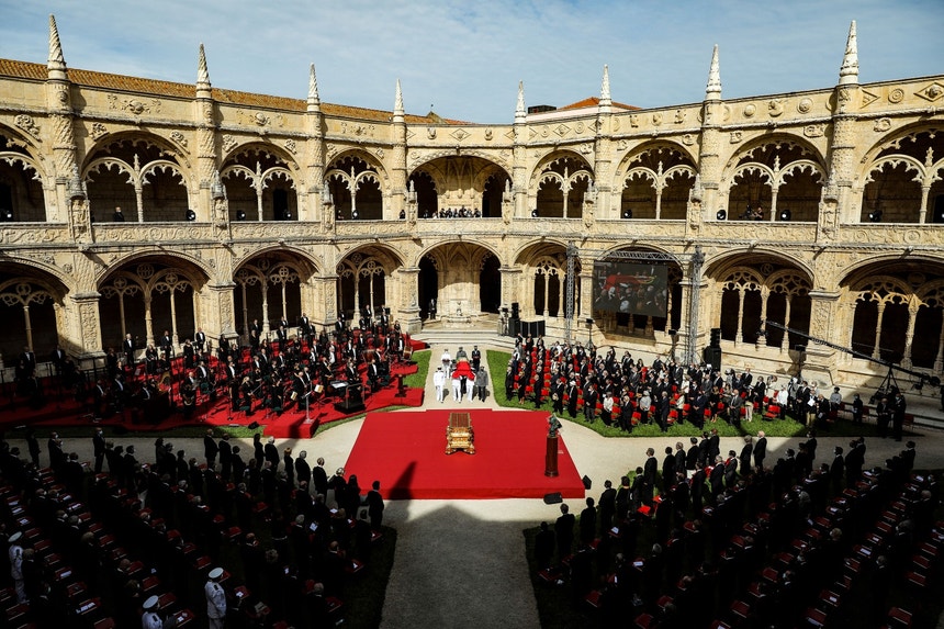 Homenagem a Jorge Sampaio nos Jerónimos antecede funeral
