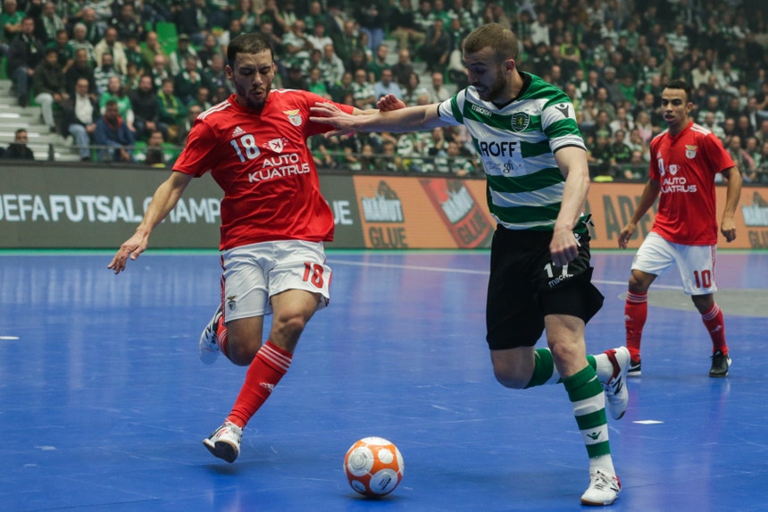 Sporting vence Benfica no primeiro jogo da final de futsal