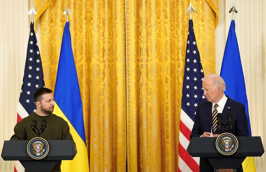 Zelensky de visita a Washington. Acompanhe em direto
