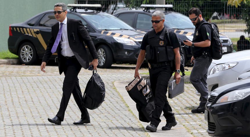 Agentes da Polícia Federal brasileira. Foto: Paul Whitaker - Reuters Agentes da Polícia Federal brasileira. Foto: Paul Whitaker - Reuters