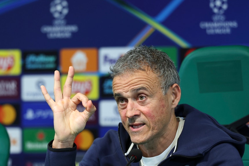 Imagem de Luis Enrique espera um jogo “excecional e bonito” contra o Sporting