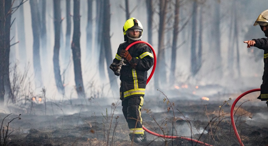 Imagem de Mais de 200 mil deslocados. Célula de crise afina combate a incêndios históricos em França