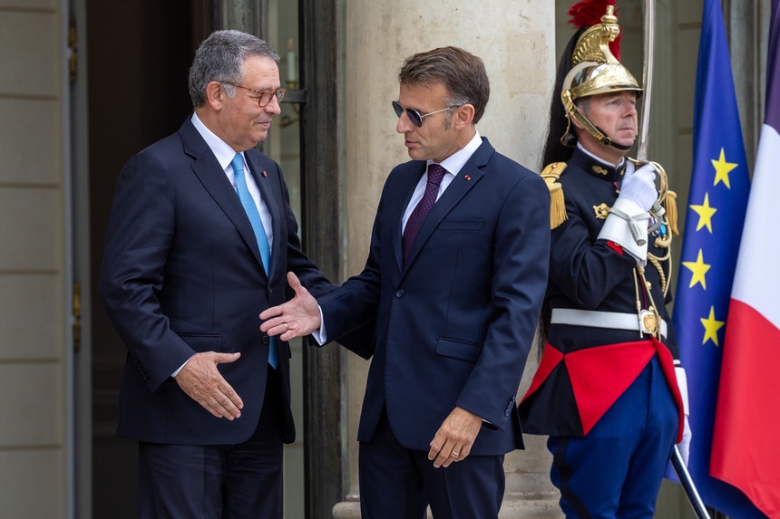 Imagem de Presidente Seguro almoçou com Emmanuel Macron em Paris