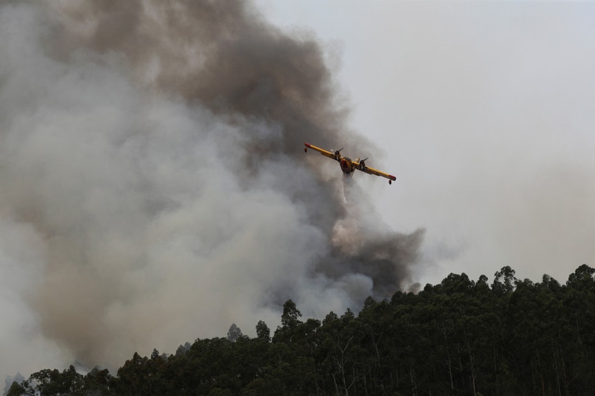 Imagem de Risco de incêndio. Governo prolonga situação de alerta em dez distritos até quinta-feira