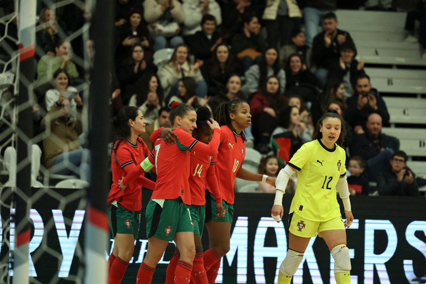 Portugal voltou a bater Finlândia em futsal feminino no estágio de Lamego