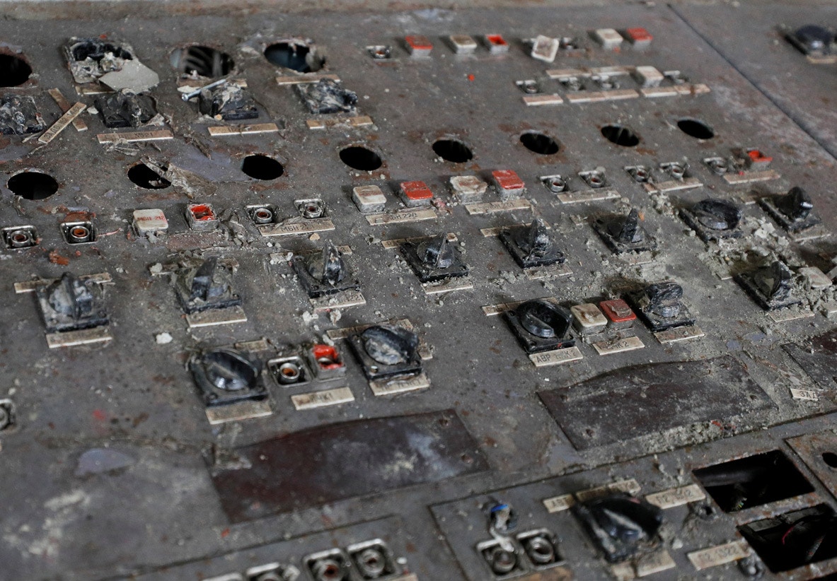 Painel de controlo do reator n&ordm; 4 que explodiu | Gleb Garanich - Reuters 