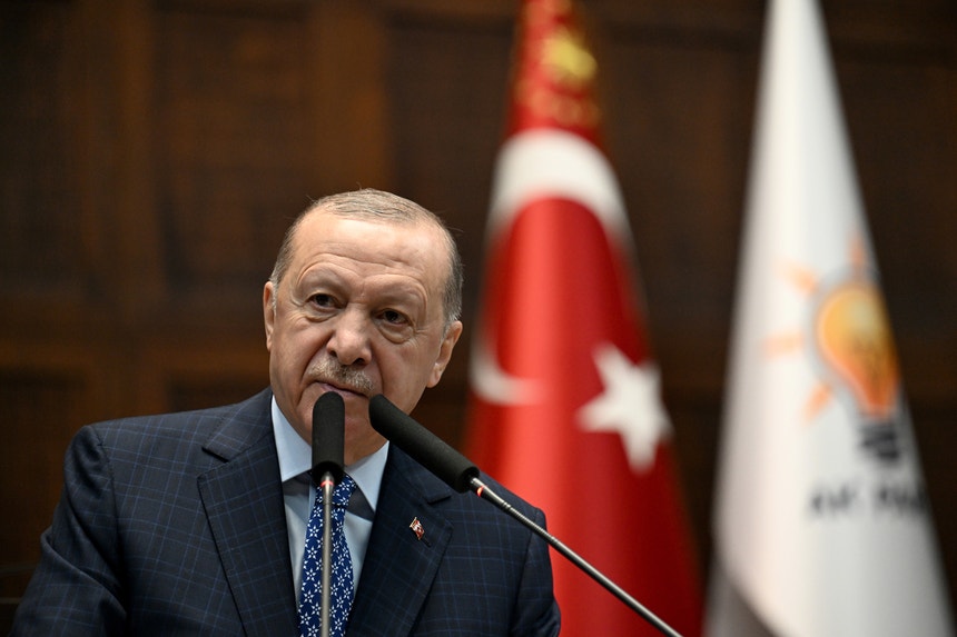 Imagem de Milhares de pessoas manifestam-se na Turquia contra censura do presidente aos media