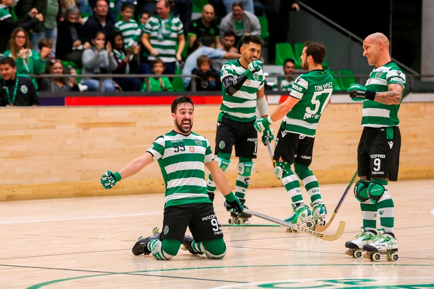 Sporting Bate Amatori Lodi No Arranque Da Liga Europeia De Hoquei
