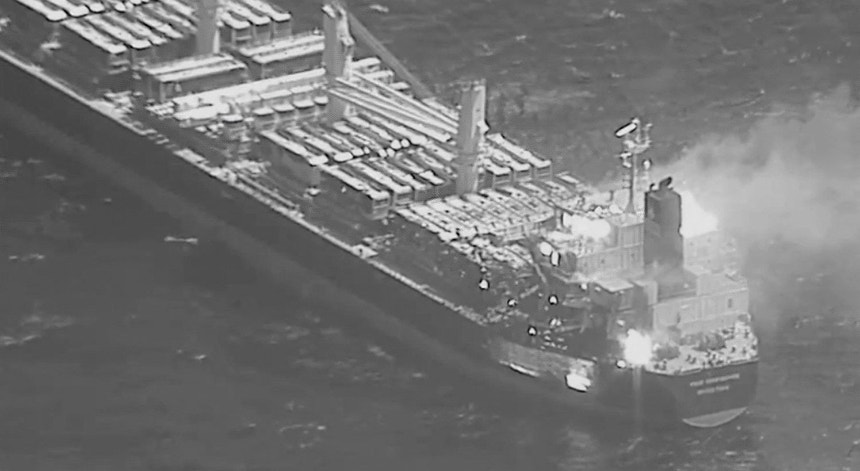 Duas explosões registadas perto de navio no Golfo de Aden
