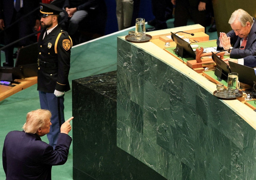 Imagem de "Tem sido uma honra ter colocado fim a oito guerras", afirma Trump perante a ONU