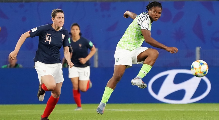 As nigerianas não conseguiram levar de vencida as francesas
