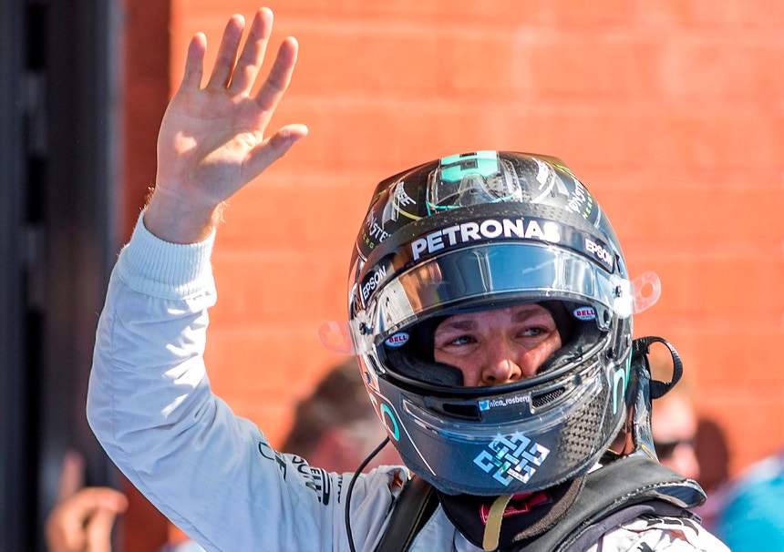 Rosberg obteve o primeiro lugar na grelha de partida para o Grande Prémio da Bélgica de F1
