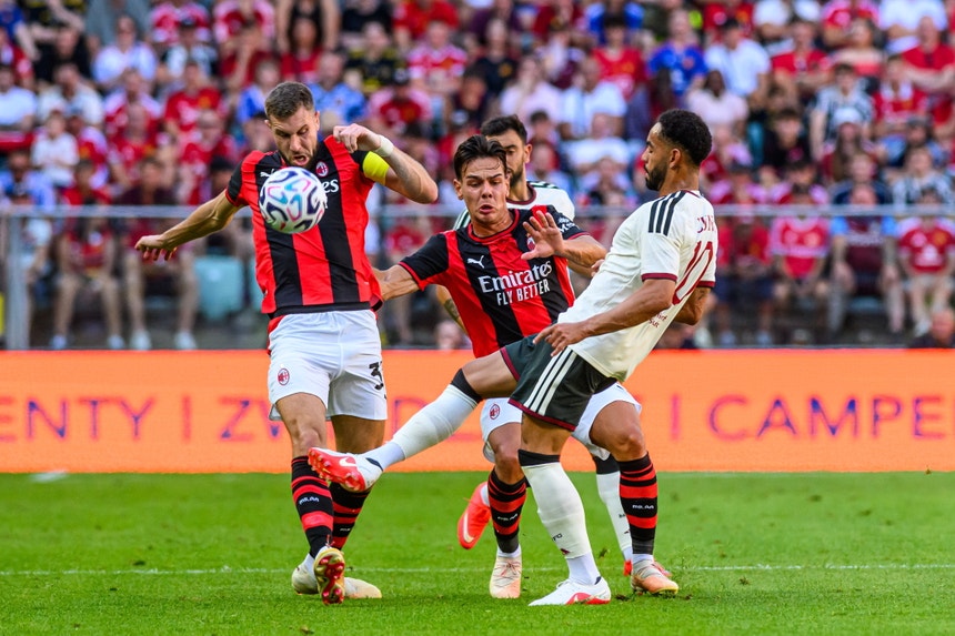 Imagem de AC Milan vence no reencontro de Ruben Amorim com o Manchester United